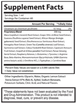 Neurozen supplement facts
