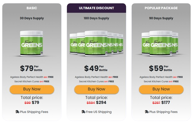Tonic Greens PRICE