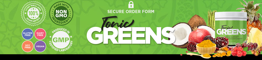 Tonic Greens label